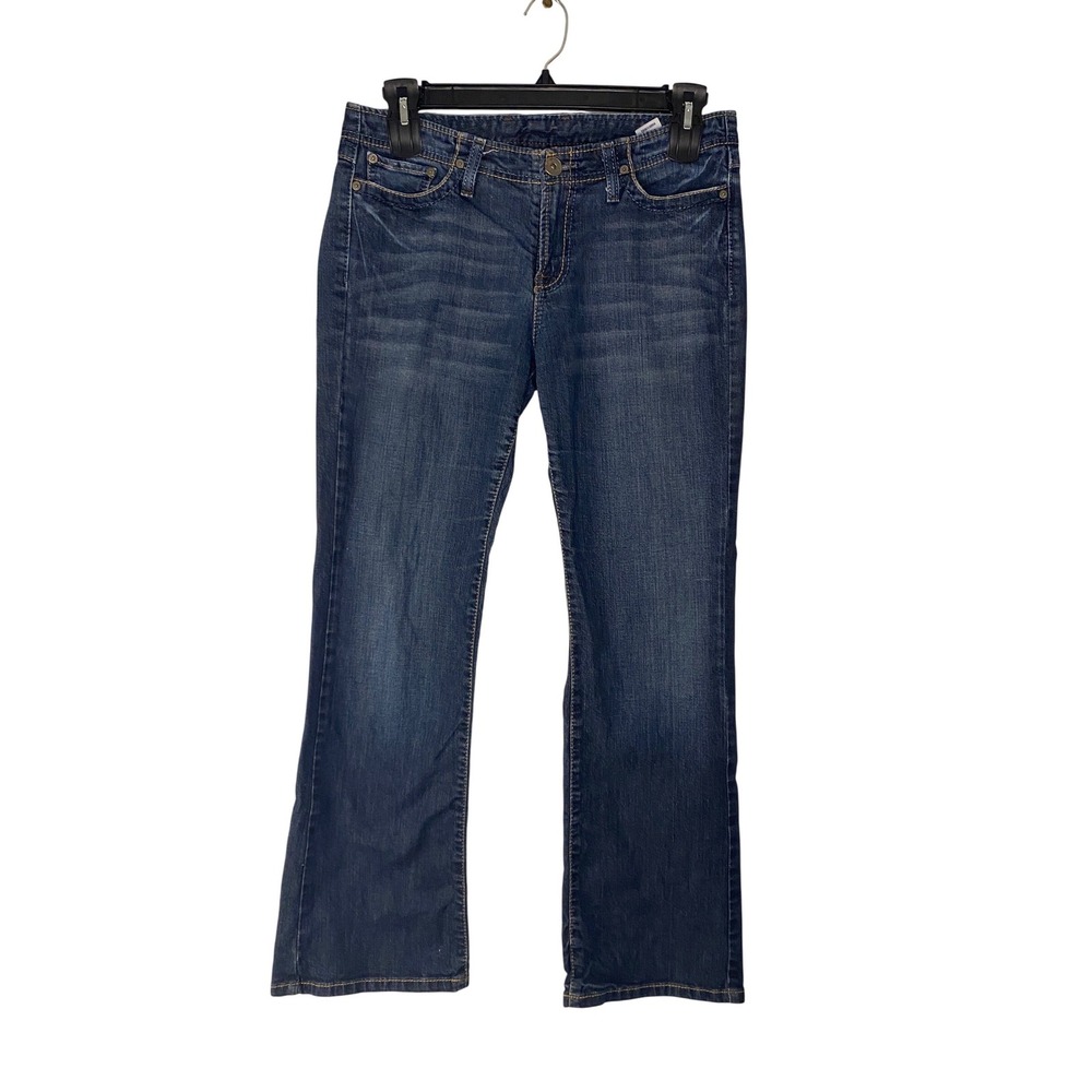 Lucky Brand Wonder Florence Bootcut Jeans Dark Blue Size 12 Western Country